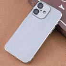 For iPhone 16 Electroplating Snowflake PC Hybrid TPU Phone Case(Grey) - 1