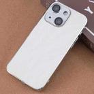 For iPhone 15 Electroplating Snowflake PC Hybrid TPU Phone Case(White) - 1