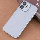 For iPhone 12 Electroplating Snowflake PC Hybrid TPU Phone Case(Grey) - 1