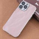 For iPhone 11 Pro Max Electroplating Snowflake PC Hybrid TPU Phone Case(Pink) - 1