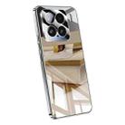 For Xiaomi 15 Electroplating Ice Crystal Airbag Full Coverage Shockproof Phone Case(Gray) - 1