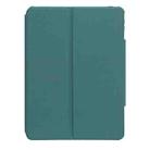 For iPad Pro 11 2024 L13-AS 360 Rotation Acrylic Transparent Bluetooth Keyboard Leather Case With Touch Control / Backlight(Green) - 2