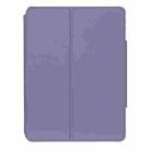 For iPad Pro 11 2024 L13-AS 360 Rotation Acrylic Transparent Bluetooth Keyboard Leather Case With Touch Control / Backlight(Purple) - 2