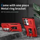 For Samsung Galaxy S25 Ultra 5G Sliding Camshield Holder Phone Case(Red) - 2