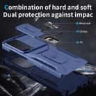 For Samsung Galaxy S25 Ultra 5G Sliding Camshield Holder Phone Case(Blue) - 3