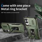 For Samsung Galaxy S25 Edge 5G Sliding Camshield Holder Phone Case(Alpine Green) - 2