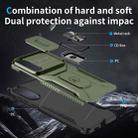 For Samsung Galaxy S25 Edge 5G Sliding Camshield Holder Phone Case(Alpine Green) - 3