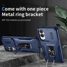 For Samsung Galaxy S25 Edge 5G Sliding Camshield Holder Phone Case(Blue) - 2