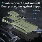 For Samsung Galaxy A26 5G Sliding Camshield Holder Phone Case(Alpine Green) - 3