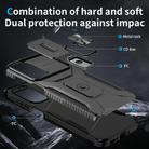 For Samsung Galaxy A26 5G Sliding Camshield Holder Phone Case(Black) - 3