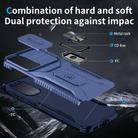 For Samsung Galaxy A36 Sliding Camshield Holder Phone Case(Blue) - 3