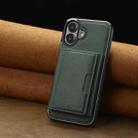 For iPhone 16 LC.IMEEKE L5 Series Detachable RFID Card Bag Magsafe Phone Case(Green) - 2