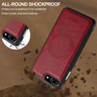 For iPhone 16e LC.IMEEKE L5 Series Detachable RFID Card Bag Magsafe Phone Case(Red) - 3