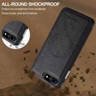 For iPhone SE 2022 / 2020 LC.IMEEKE L5 Series Detachable RFID Card Bag Magsafe Phone Case(Black) - 3
