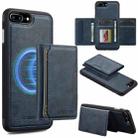 For iPhone SE 2022 / 2020 LC.IMEEKE L5 Series Detachable RFID Card Bag Magsafe Phone Case(Blue) - 1