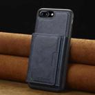 For iPhone SE 2022 / 2020 LC.IMEEKE L5 Series Detachable RFID Card Bag Magsafe Phone Case(Blue) - 2