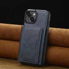 For iPhone 13 mini LC.IMEEKE L5 Series Detachable RFID Card Bag Magsafe Phone Case(Blue) - 2