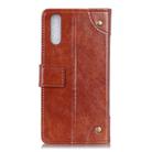 For Sony Xperia 5 II Copper Buckle Nappa Texture Horizontal Flip Leather Case with Holder & Card Slots & Wallet(Brown) - 3