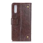 For Sony Xperia 5 II Copper Buckle Nappa Texture Horizontal Flip Leather Case with Holder & Card Slots & Wallet(Coffee) - 3