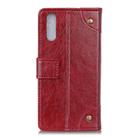 For Sony Xperia 5 II Copper Buckle Nappa Texture Horizontal Flip Leather Case with Holder & Card Slots & Wallet(Wine Red) - 3