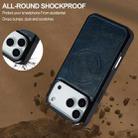 For iPhone 17 Pro LC.IMEEKE L5 Series Detachable RFID Card Bag Magsafe Phone Case(Blue) - 3