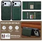 For iPhone 17 Pro LC.IMEEKE L5 Series Detachable RFID Card Bag Magsafe Phone Case(Green) - 2