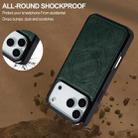 For iPhone 17 Pro LC.IMEEKE L5 Series Detachable RFID Card Bag Magsafe Phone Case(Green) - 3