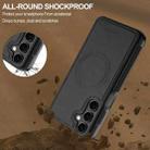 For Samsung Galaxy S24 FE 5G LC.IMEEKE L5 Series Detachable RFID Card Bag Magsafe Phone Case(Black) - 3