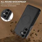 For Samsung Galaxy S24+ 5G LC.IMEEKE L5 Series Detachable RFID Card Bag Magsafe Phone Case(Black) - 3
