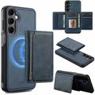 For Samsung Galaxy S24+ 5G LC.IMEEKE L5 Series Detachable RFID Card Bag Magsafe Phone Case(Blue) - 1