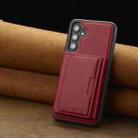 For Samsung Galaxy S23 FE 5G LC.IMEEKE L5 Series Detachable RFID Card Bag Magsafe Phone Case(Red) - 2