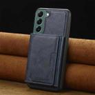 For Samsung Galaxy S21 5G LC.IMEEKE L5 Series Detachable RFID Card Bag Magsafe Phone Case(Blue) - 2