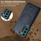 For Samsung Galaxy S21 5G LC.IMEEKE L5 Series Detachable RFID Card Bag Magsafe Phone Case(Blue) - 3