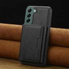 For Samsung Galaxy S21+ 5G LC.IMEEKE L5 Series Detachable RFID Card Bag Magsafe Phone Case(Black) - 2