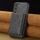 For Samsung Galaxy S25 5G LC.IMEEKE L5 Series Detachable RFID Card Bag Magsafe Phone Case(Black) - 2