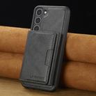 For Samsung Galaxy S25+ 5G LC.IMEEKE L5 Series Detachable RFID Card Bag Magsafe Phone Case(Black) - 2