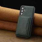For Samsung Galaxy A15 5G / 4G LC.IMEEKE L5 Series Detachable RFID Card Bag Magsafe Phone Case(Green) - 2