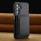 For Samsung Galaxy A36 5G LC.IMEEKE L5 Series Detachable RFID Card Bag Magsafe Phone Case(Black) - 2