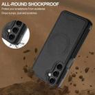 For Samsung Galaxy A36 5G LC.IMEEKE L5 Series Detachable RFID Card Bag Magsafe Phone Case(Black) - 3