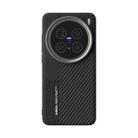 For vivo X200 Pro ABEEL 6D Micro Relief MagSafe Magnetic Phone Case(Carbon Fiber Black) - 2