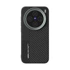 For vivo X200 Pro mini ABEEL 6D Micro Relief MagSafe Magnetic Phone Case(Carbon Fiber Black) - 2
