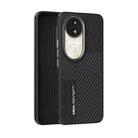 For vivo S20 ABEEL 6D Micro Relief MagSafe Magnetic Phone Case(Carbon Fiber Black) - 1