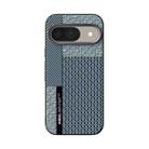 For Google Pixel 9 / 9 Pro ABEEL 6D Micro Relief MagSafe Magnetic Phone Case(Carbon Fiber Blue) - 2