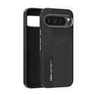 For Google Pixel 9 Pro XL ABEEL 6D Micro Relief MagSafe Magnetic Phone Case(Carbon Fiber Black) - 1