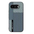 For Google Pixel 9a ABEEL 6D Micro Relief MagSafe Magnetic Phone Case(Carbon Fiber Blue) - 2