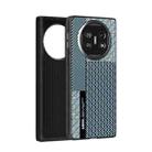 For Huawei Mate X5 / X3 ABEEL 6D Micro Relief MagSafe Magnetic Phone Case(Carbon Fiber Blue) - 1