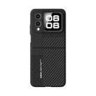 For Huawei nova Flip ABEEL 6D Micro Relief MagSafe Magnetic Phone Case(Carbon Fiber Black) - 2