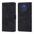 For Doogee Note 59 5G / Note 59 Pro Skin-feel Embossed Leather Phone Case(Black) - 2