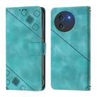 For Doogee Note 59 5G / Note 59 Pro Skin-feel Embossed Leather Phone Case(Green) - 2