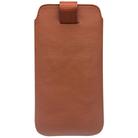 For iPhone X / XS QIALINO Nappa Texture Top-grain Leather Liner Bag with Card Slots(Brown) - 2